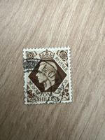 Grossbritannien alte Briefmarke One Shilling