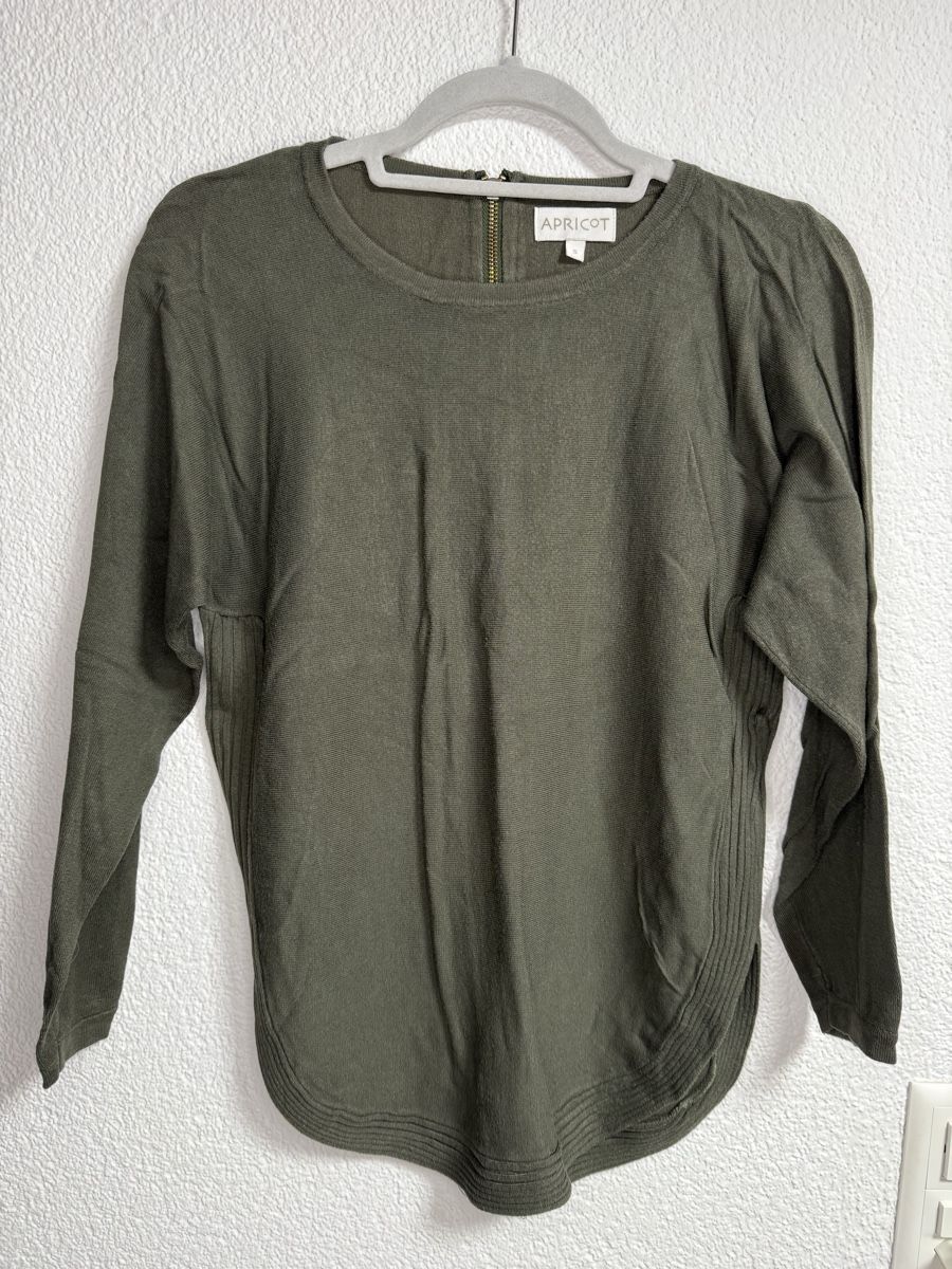 Maglioni & Felpe: Apricot Pullover Khaki mit Reißverschluss (S) – Usato da Wallbach venduto da ale_db7t