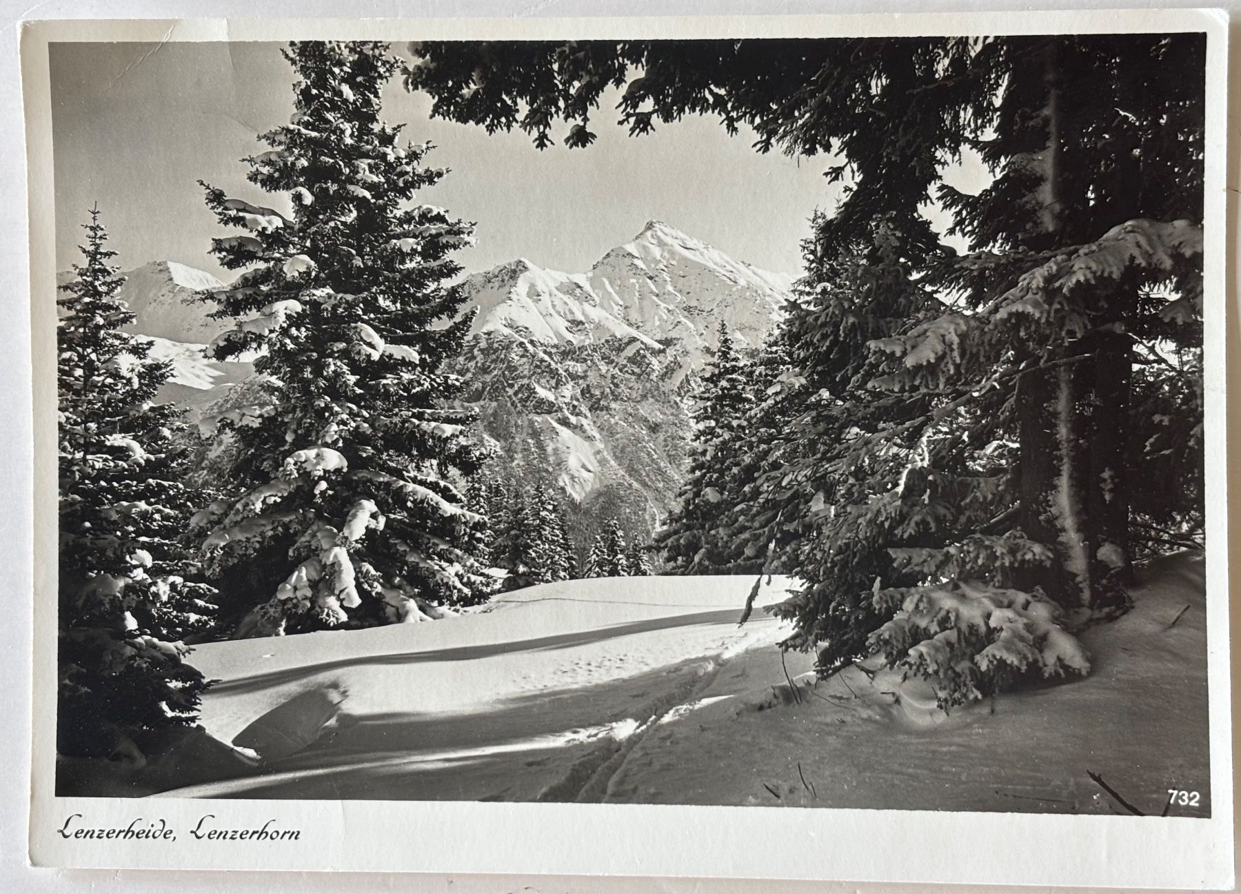 Cartoline postali: Lenzerheide, Photo Heinze, 1938 – Usato da Frauenfeld venduto da Merk52