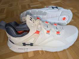 Sportschuhe Under Armour HOVR weiss orange, Neuwertig 