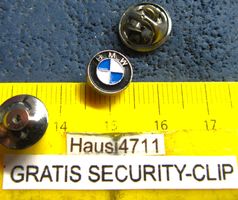 BAM LOGO AUTO/MOTO PIN WINZIG-KLEIN-FEIN 1cm MIT SECURITY-CL