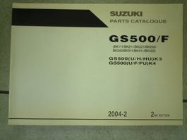 Ersatzteil -Katalog Suzuki GS 500 / F  2004-2