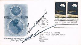 APOLLO 8 William A. "Bill" Anders & Frank Borman Autogramm