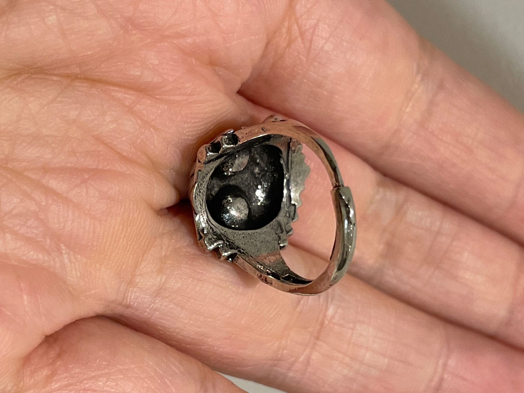 Ringe: Design-Ring mit blauem Mondstein aus Pakistan – Neu und originalverpackt aus Schiers von sisikristall 2