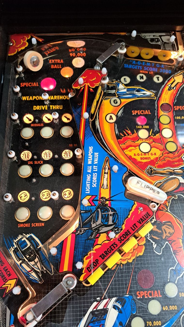 Flipper: Flipperkasten "Spy Hunter" von Bally - revidiert – Usato da Wil venduto da meinflipper 3