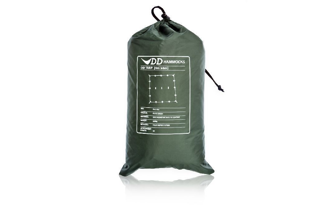 DD Hammocks Altro per Esercito: DD Hammocks Tarp 4 x 4 Oliv grün Regendach – Nuovo e nell'imballaggio originale da Tulln venduto da HaengemattenShop
