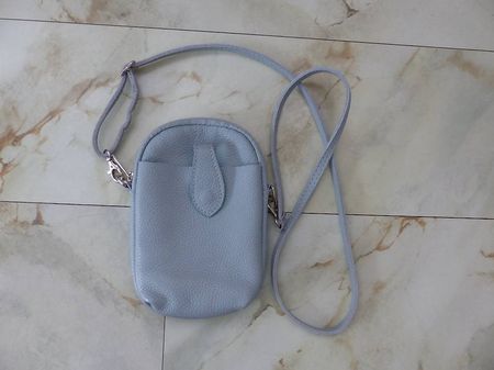 Ledertasche für Handy und Portemonnaie