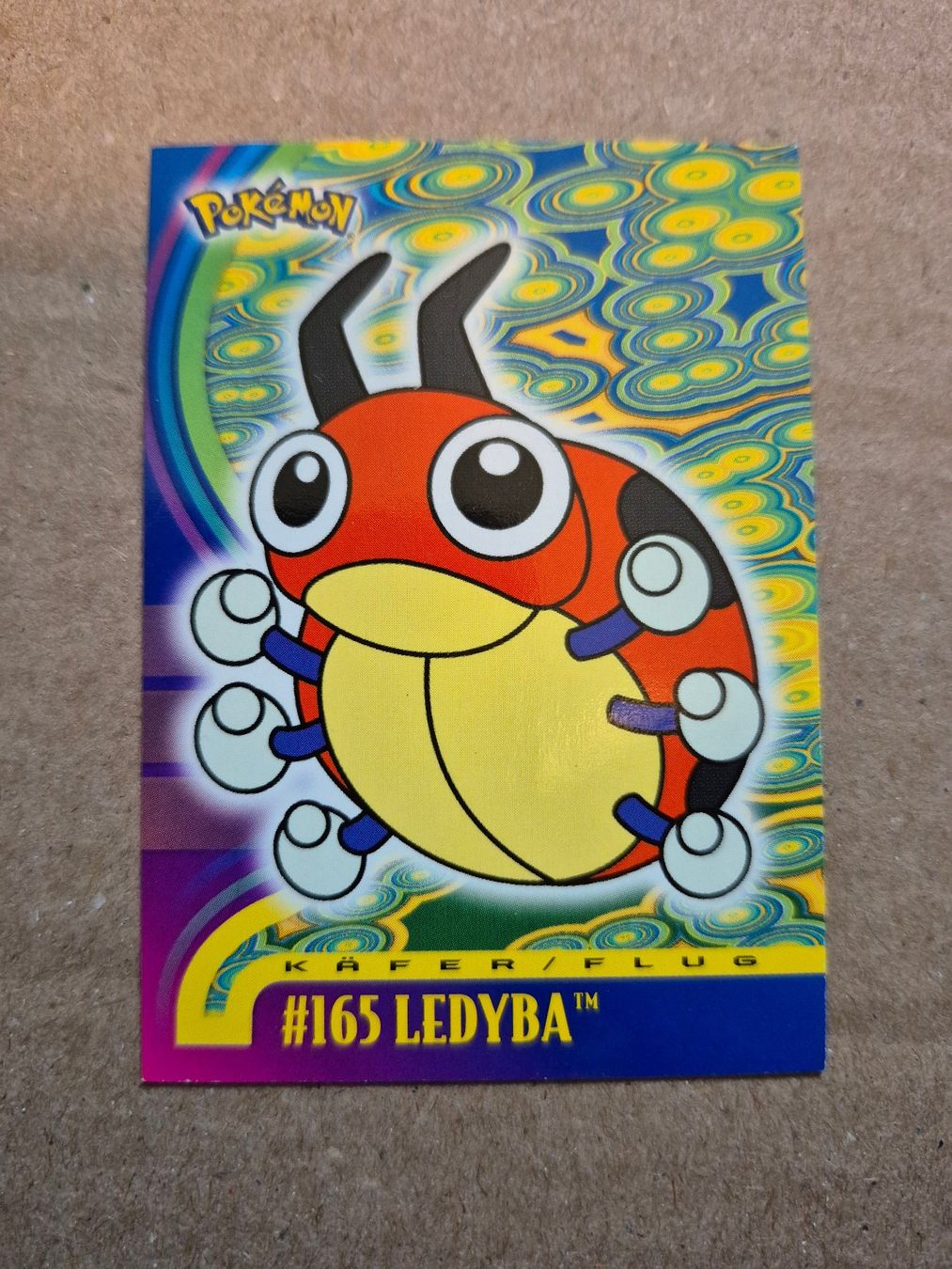Pokémon Sammelbilder & Trading cards: Pokemon Topps Karte #165 Ledyba - Non-Holo – Gebraucht aus Seuzach von Larssson