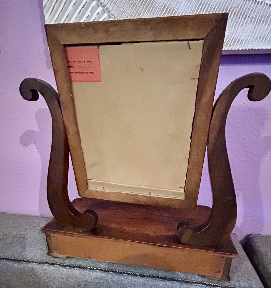 Tavoli da trucco: Miroir ancien de table avec tiroir, psyché lyre – Usato da Petit-Lancy venduto da Pierre_le_voyageur 2