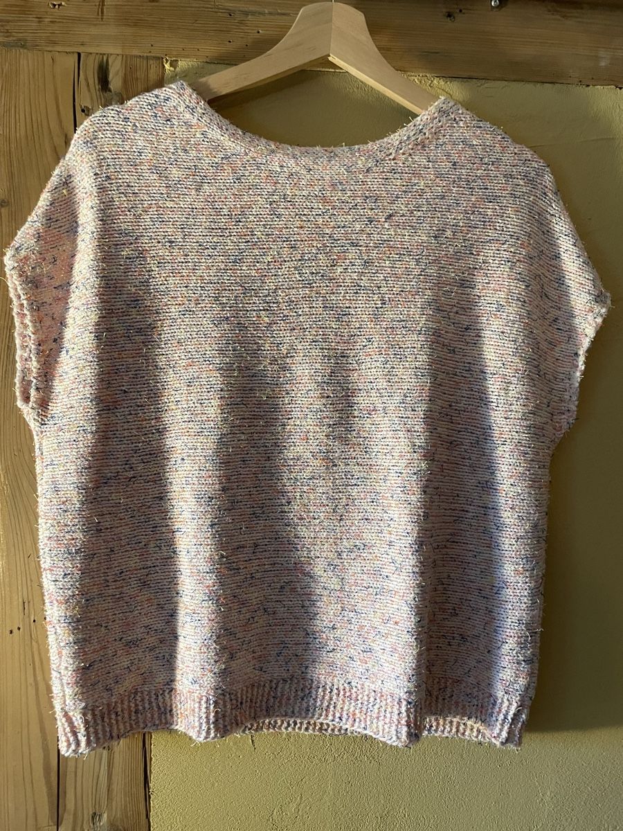 T-shirt: Buntes Strickshirt Gr. S – Usato da Wabern venduto da soma.83