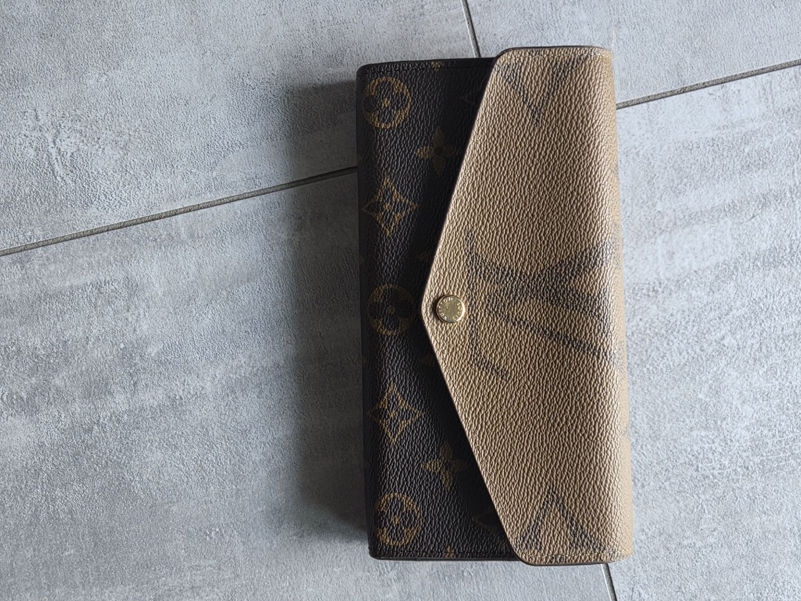 Louis Vuitton Portamonete: 100% Louis Vuitton sarah monogram Reverse Giant + quittung – Usato da bellinzona venduto da zeus6535 6