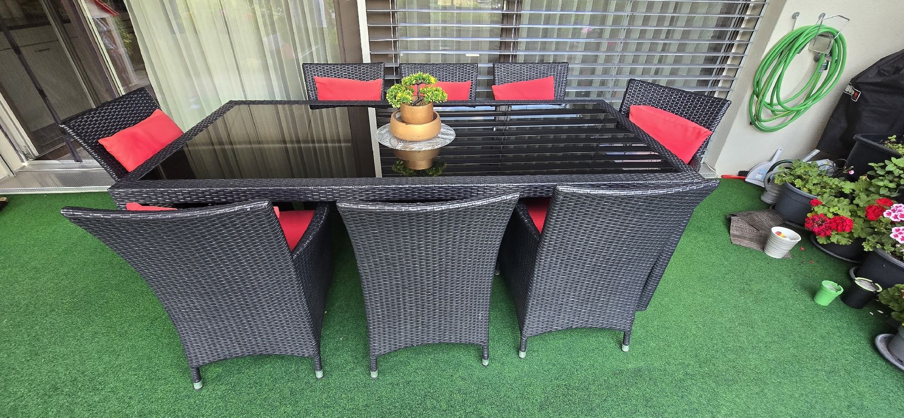 Tischset: Gartentisch-Set mit 8 Stühlen – Gebraucht aus Ettiswil von BlackDiamond_10 2