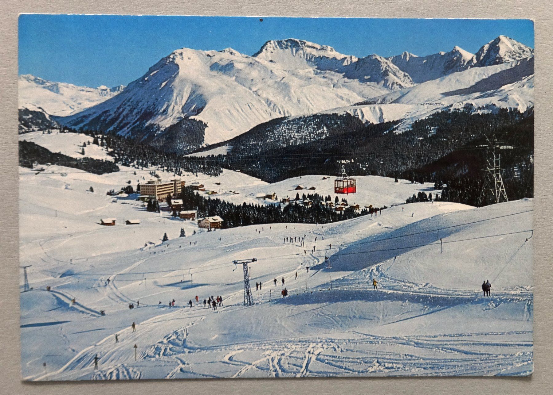 Cartoline postali: Arosa, Tschuggen - LAW - Prätschli 1900 m – Usato da Fétigny venduto da Billy2miny