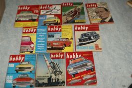 (61) 10 alte Hobby Hefte,Das Magazin der Technik 50er/60er