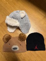 Wintermütze Set, 3 Stück, Bär, Jordan, Grau, Warm, Top!