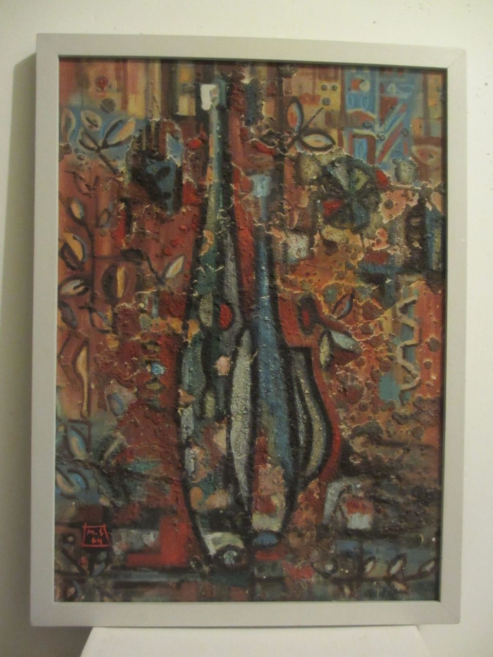 Dipinti: ORIGINAL Ölbild von Max Steinacher "Vase" – Usato da Adliswil venduto da Shee 1