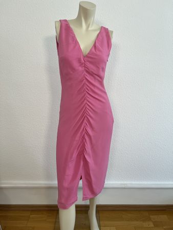 Rene Lezard Kleid pink Grösse 34 Seide