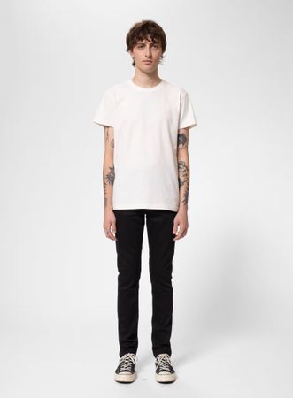 NUDIE JEANS - LEAN DEAN IN EVERBLACK - NEW!