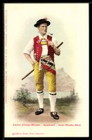 AK Junger Mann in Appenzeller Tracht