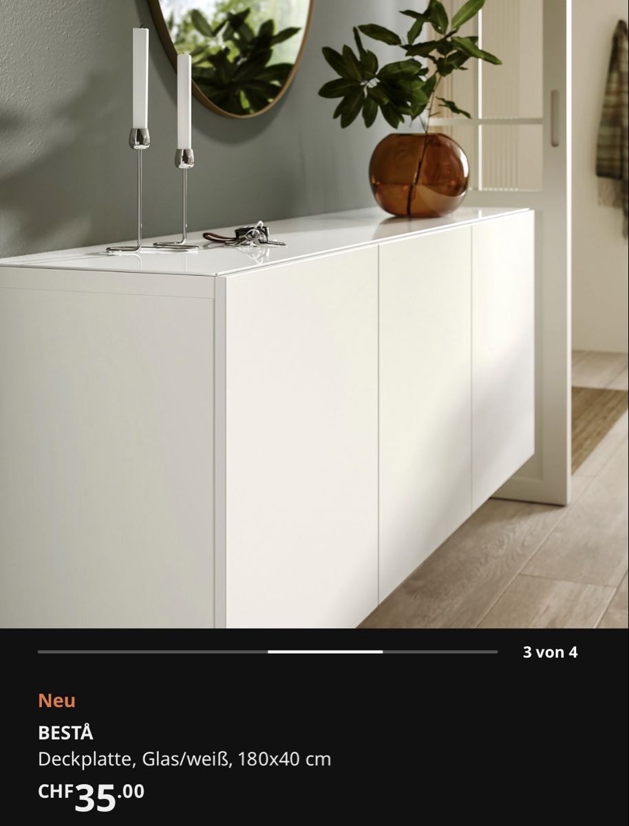 Deckplatte Besta 180