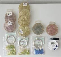 Grosses Schmuckbastel-Set mit Perlen & Zubehör, neuwertig