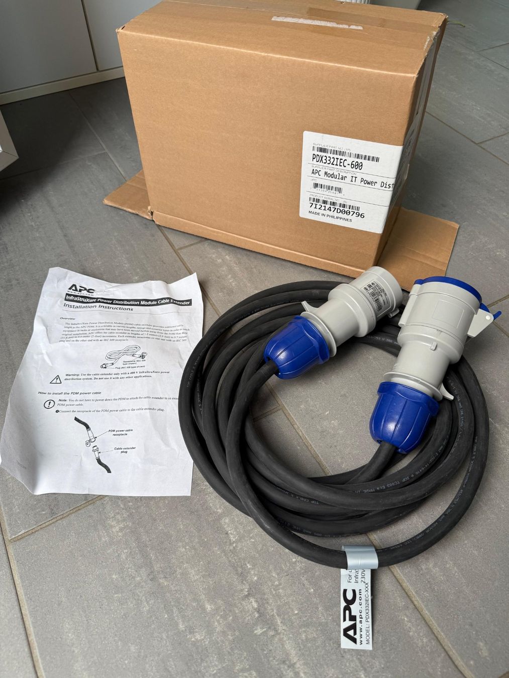 Apc Cavi: Verlängerungskabel  IP 44- IP 54 (APC) 600cm Neu – Nuovo (secondo la descrizione) da Winterthur venduto da tim_cl8x 1