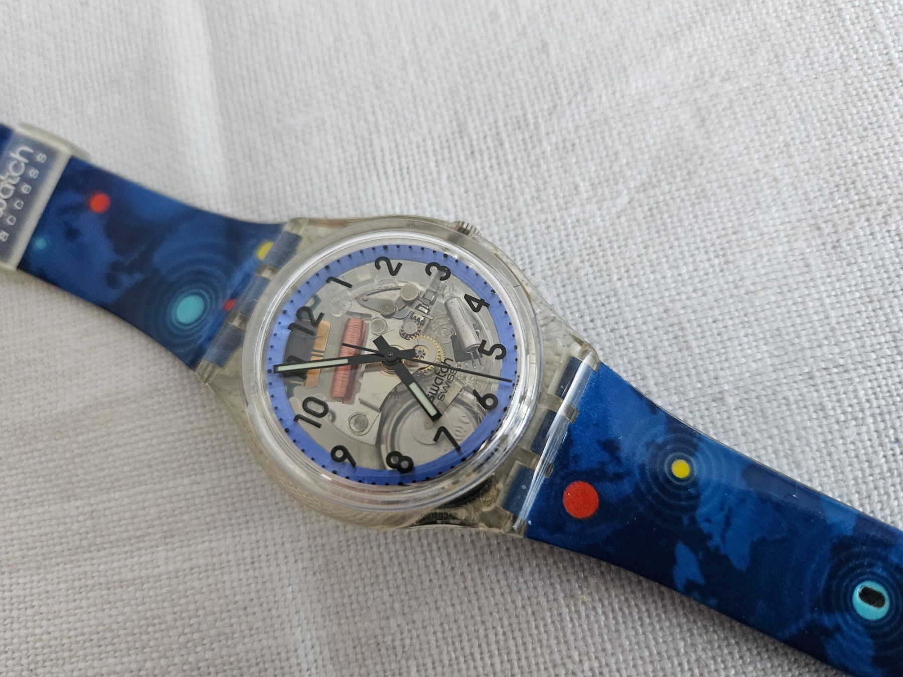 Swatch Uhren: Swatch Access Uhr mit transparentem Gehäuse – Neu (gemäss Beschreibung) aus Untervaz von FullFlap777