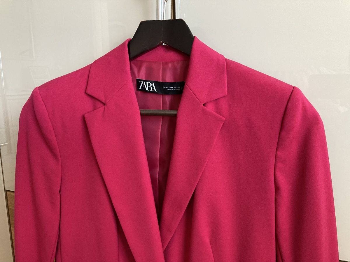 Zara Giacche: Pink Blazer Zara Grösse 36 – Usato da Stäfa venduto da lauramode 1