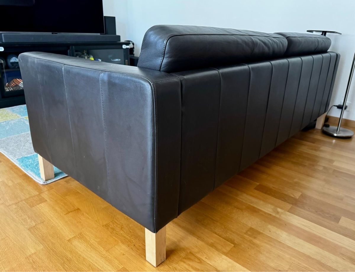Ikea Sofas: Guterhaltene Ledercouch zu verkaufen – D'occasion à Schüpfen par lecker_milka 6