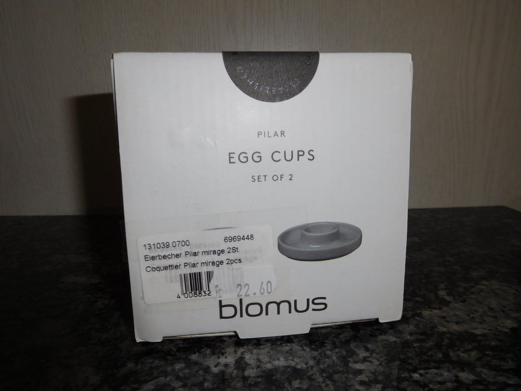 Altre Stoviglie: BLOMUS Serie PILAR 2Stk. EIER Becher – Nuovo e nell'imballaggio originale da Holziken venduto da Rupe 1