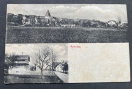 Rümlang, 2 Ansichten Ort/ 1918