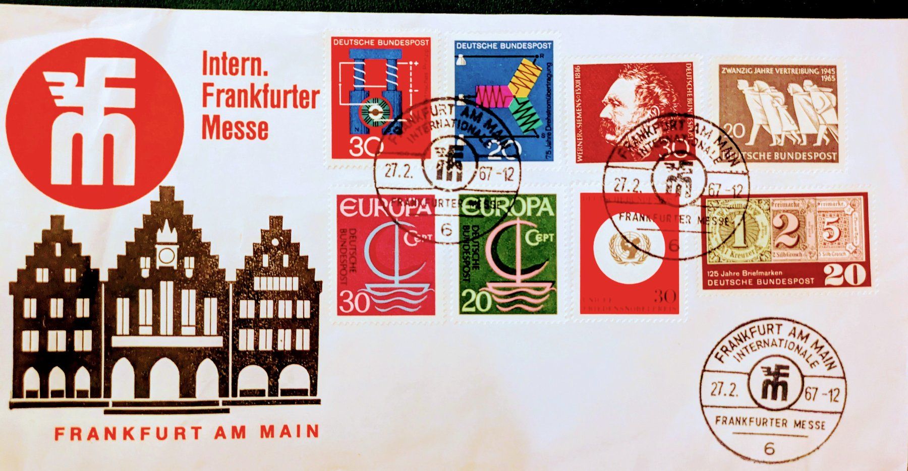 Tutti i francobolli: Intern.Frankfurter Messe – Usato da Madiswil venduto da Hglotz