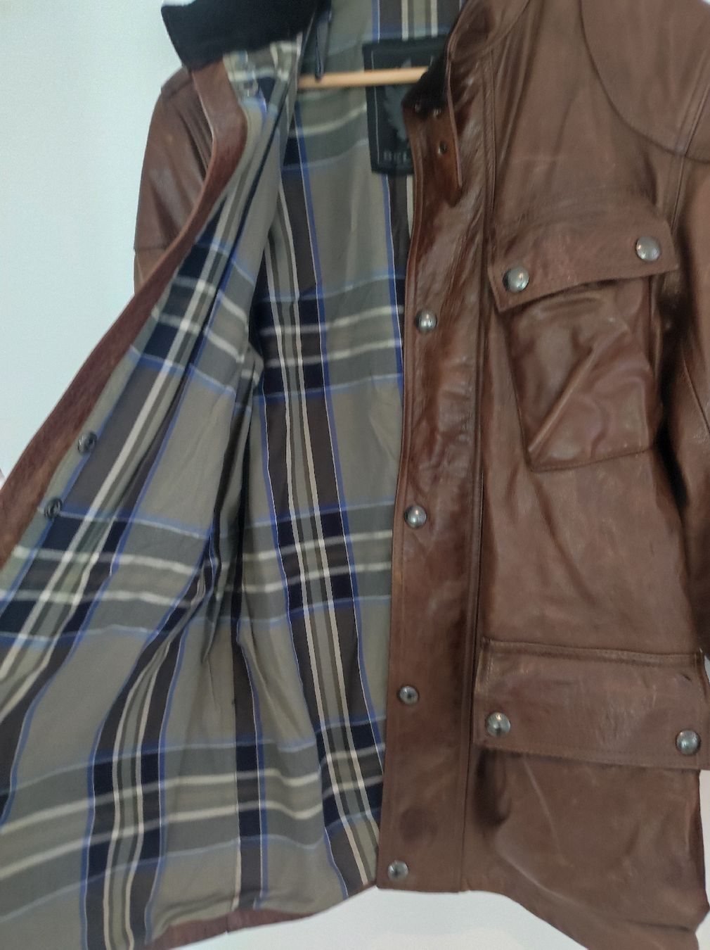 Belstaff Giacche: Belstaff Trialmaster Panther Lederjacke – Usato da Stäfa venduto da modeflash 1