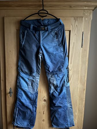 Jet Set Skihose, Gr. 36, blau mit Tiger - Top Zustand!