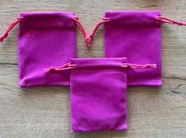 3x kleiner Beutel für Geschenke / Schmuck, NEU
