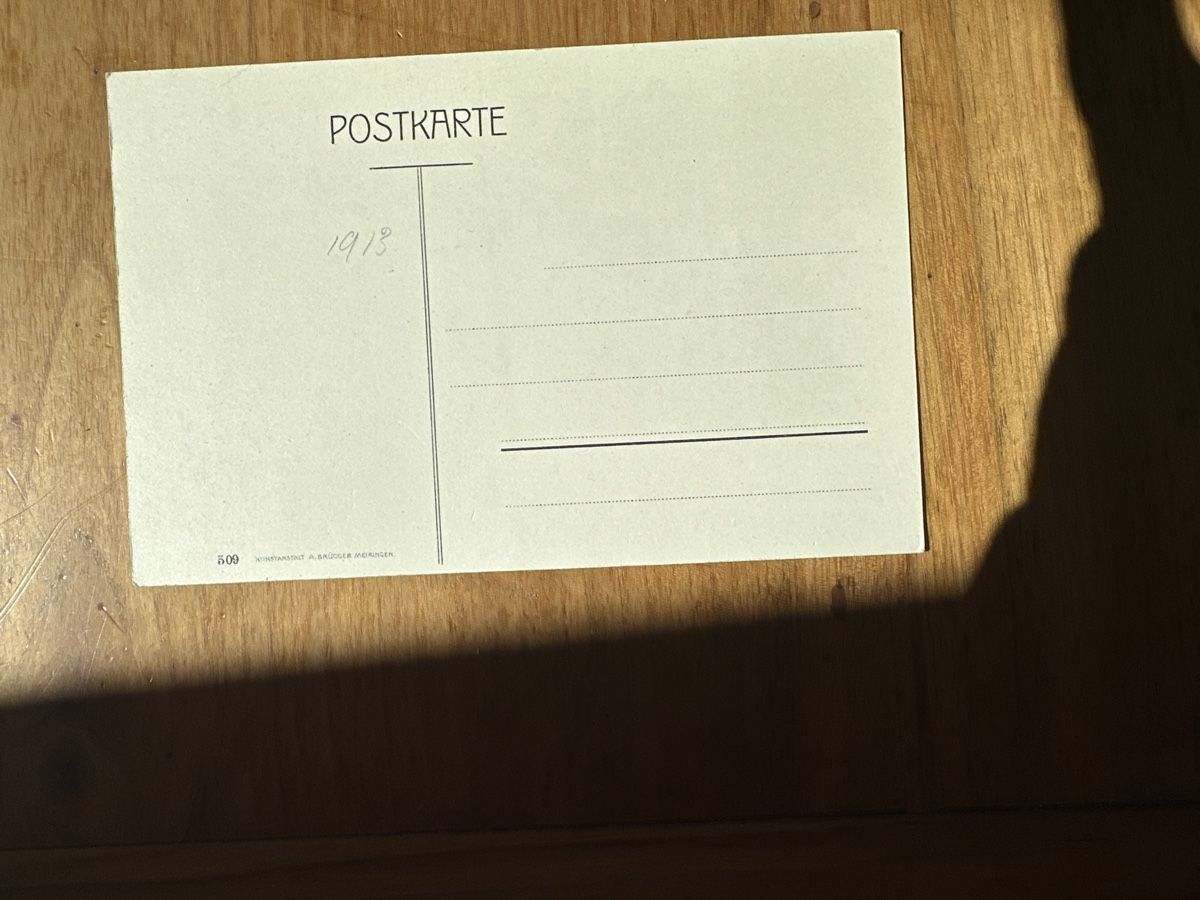 Cartoline postali: AK 1913 Gadmen am Sustenpass Kirchlein – Usato da Frauenfeld venduto da aluma14 3