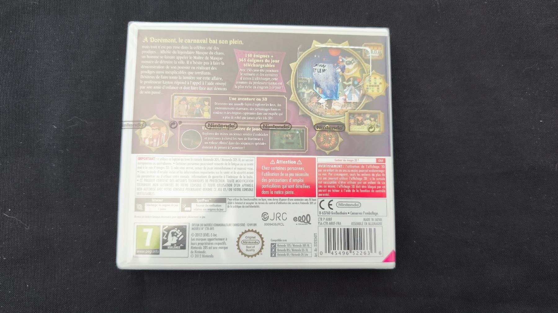 Giochi: Professeur Layton et le Masque des miracles (3DS) – Nuovo e nell'imballaggio originale da Montet (Broye) venduto da Mimsoline 1