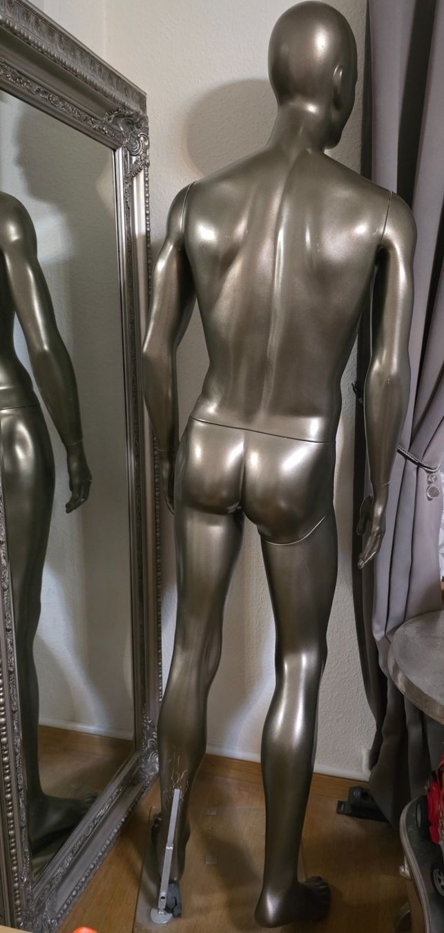 Allestimento di negozi e stand fieristici: Schaufensterpuppe / Mannequin Silber – Usato da Zürich venduto da sirstians000 6