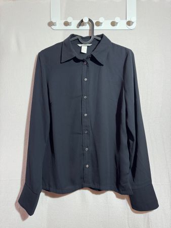 Elegante schwarze Bluse von H&M Gr. 34
