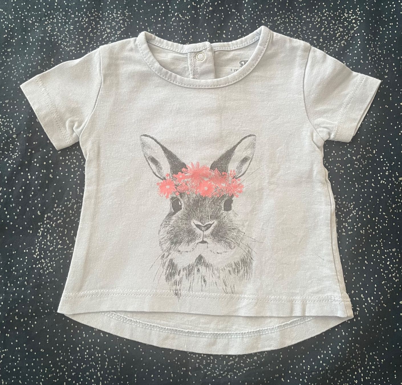 La Redoute Camicie, Top & T-shirt: T-Shirt mit Hase, Grösse 1 Monat – Usato da Triboltingen venduto da zimtsterndli5
