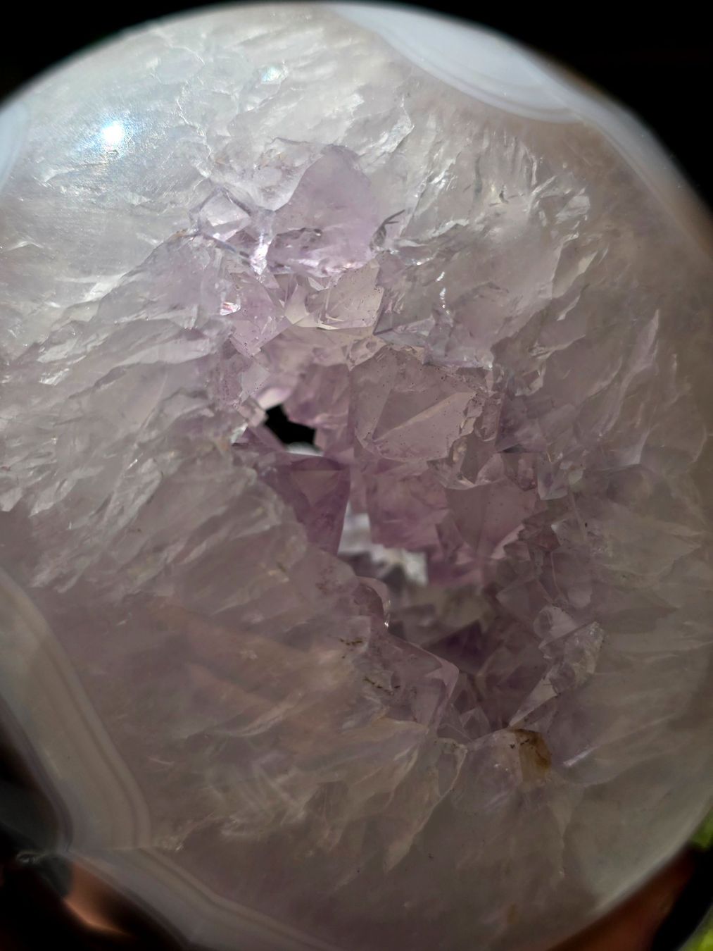 Minerali & Pietre curative: Wunderschöne Amethyst-Achat-Kugel 2.1kg – Nuovo e nell'imballaggio originale da Matzingen venduto da Shay_Crystalz 6