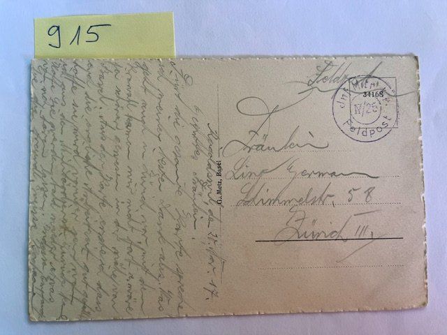 Cartoline postali: alte Ansichtskarte Reigoldswil, 1917 – Usato da Niederwil AG venduto da dahu75 1