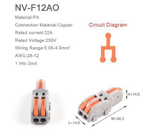 Componenti elettronici: Connecteur rapide à sortie multiple 30pc Schneller Verbinder – Nuovo e nell'imballaggio originale da Delémont venduto da abonprix 1