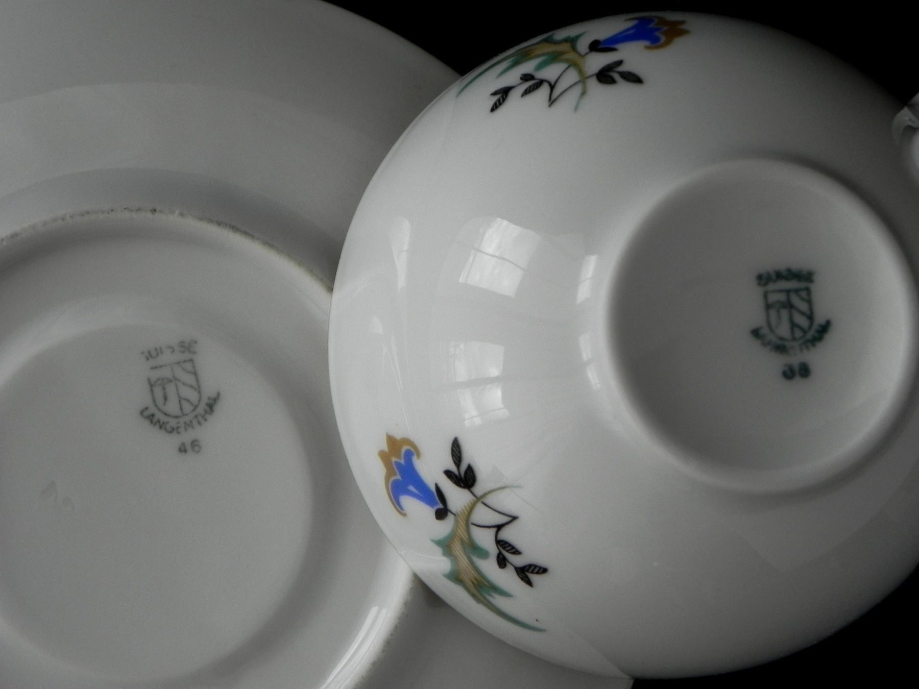 Tassen: Altes Espressoset von Langenthal 1938/46 – Neu (gemäss Beschreibung) aus Zürich von LodgE-21 2