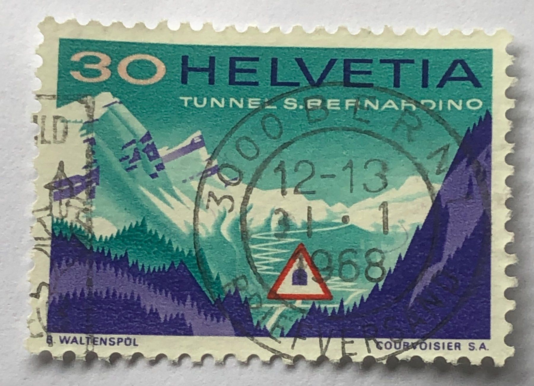 Alle Briefmarken: Nr.451 gestempel Bern – Gebraucht aus Aarau von Billa007