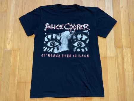 2019 Tour T-Shirt Alice Copper Double Print Sz M