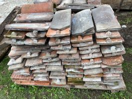 350 antike Biberschwanz Ziegel Dachziegel gebraucht