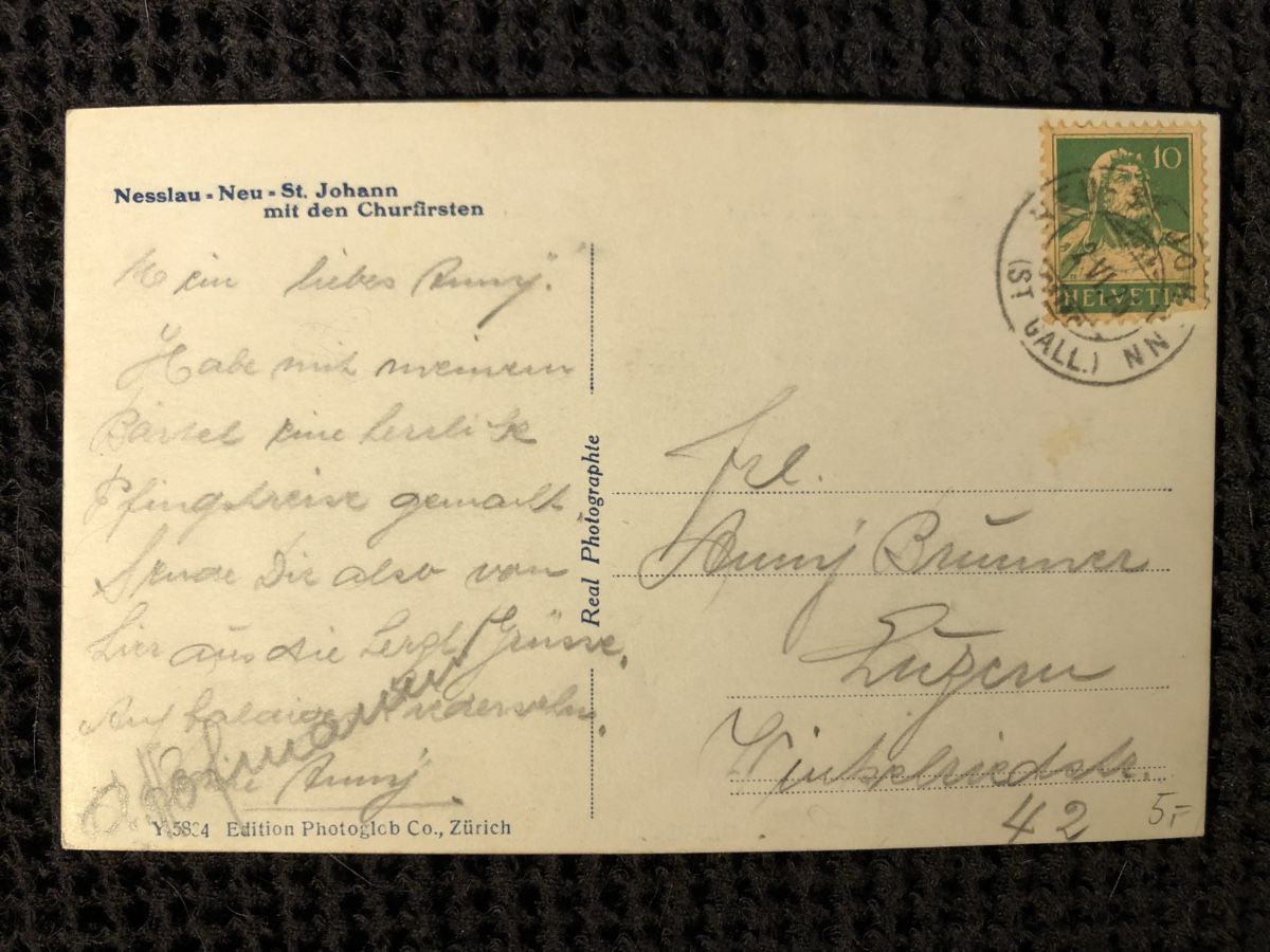 Cartes postales: Ansichtskarte Nesslau – D'occasion à Näfels par fritzjk 1