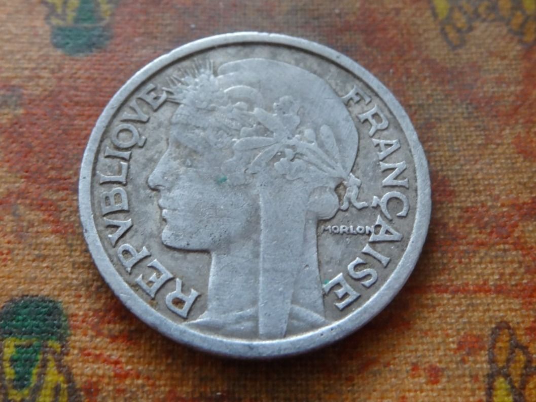 Tutti le monete: FRANCE  2 Francs  1949  old – Usato da Romanel-sur-Lausanne venduto da Swift13 1