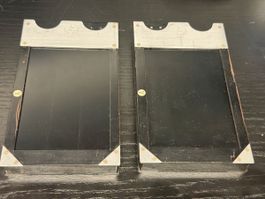 Vintage ICA Dresden Plate Holders, Set of 2, Great find!